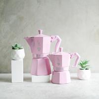 Gambar Bialetti - Mokapot Moka Exclusive Pink - 6 Cups Alat Seduh Kopi Manual dari Otten Coffee Medan undefined 3 Tokopedia