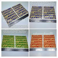 Gambar Sticker Huruf Alphabet Abjad Font ARIAL Sticker Label Stiker Variasi - Merah dari lapakcahayasukses undefined 1 Tokopedia