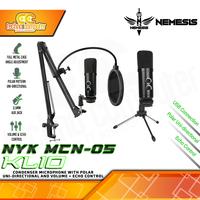 Gambar NYK Nemesis MCN-05 Klio Condenser Gaming Microphone set dari Techno Computer Bali undefined 1 Tokopedia