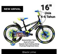 Gambar SEPEDA ANAK BMX MICHEL UKURAN 16 INCH USIA 4 5 6 TAHUN SEPEDA ANAK - blue oren dari JLING SHOPID undefined 4 Tokopedia