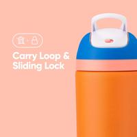 Gambar Owala Kids Flip Waterbottle with Straw and Locking Lid 415ml/14oz - Pink dari Cookieegoodieenew undefined 4 Tokopedia