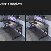 Gambar Meja Komputer Ergonomis Set Up Laptop Pc Gaming Kerja Professional - 80 x 60 dari Crewing Agency undefined 3 Tokopedia