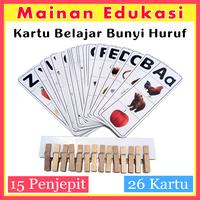 Gambar Mainan edukasi mengenal BUNYI HURUF, Kartu Fonik dari NAWRAEDUTOYS undefined 3 Tokopedia
