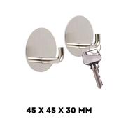 Gambar Gantungan baju hook stainless steel gantungan dinding tempel pakaian - Silver dari aguscahyadi undefined 1 Tokopedia