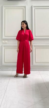 Gambar CARLA - 8071 KARA JUMPSUIT - Merah, S dari Carla Clothing undefined 3 Tokopedia