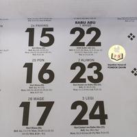 Gambar KALENDER DINDING GANTUNG DENGAN PENANGGALAN LITURGI KATOLIK dari Pondok Davin undefined 3 Tokopedia