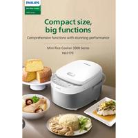 Gambar Rice Cooker Philips 1 Liter HD 3170/33 Stainless Digital 8 Menu dari muliastore888 undefined 2 Tokopedia