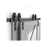 Gambar Hotsale Skysen 6Ft Heavy Duty Sliding Barn Door Hardware Single Trac dari Shamora Mall undefined 1 Tokopedia
