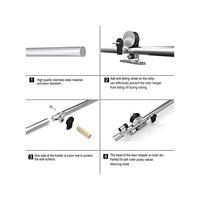 Gambar Best Ccjh 6Ft Sliding Barn Door Hardware Track Kit Stainless Stee dari Haameda Market undefined 4 Tokopedia