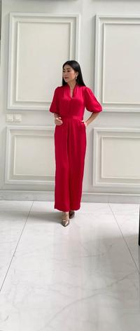 Gambar CARLA - 8071 KARA JUMPSUIT - Merah, S dari Carla Clothing undefined 1 Tokopedia