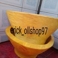 Gambar Dulang kayu nangka asli alat tumbuk serbaguna uk JUMBO free cutil kayu dari Tirtajaya id_NEW undefined 3 Tokopedia