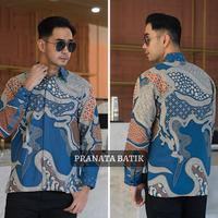 Gambar Batik Pria Lengan Panjang Premium Model Baju Kerja Terbaru Keren Bagus - Motif PB32, XXXL dari PRANATA BATIK STORE undefined 4 Tokopedia