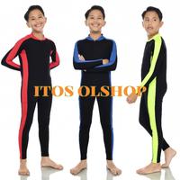 Gambar Baju Renang Anak Tanggung Laki Laki Perempuan 9-12 Tahun Panjang Polos - Biru, XL 11-12 thn dari itos olshop undefined 2 Tokopedia