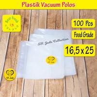 Gambar [100 Pcs] Plastik Vacuum Bag Polos Plastic Vakum Vacum Bag Sealer - 15 x 20 dari SR JADE COLLECTION undefined 3 Tokopedia