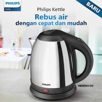 Gambar Philips Kettle Teko Listrik Stainless Silver 1.5 Liter - HD9306 - HD9303 dari OborBaru undefined 1 Tokopedia