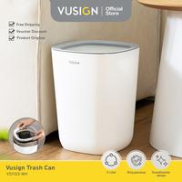 Gambar Vusign Tempat Sampah Minimalis Persegi / Trash Can 11 Liter VS1103-WH dari Deli Stationery Indonesia undefined 1 Tokopedia