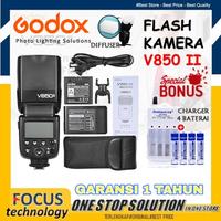 Gambar Godox Flash V850II / V850 II Universal Kamera DSLR Mirrorless dari Focus Technology undefined 1 Tokopedia