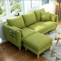 Gambar Sofa Emerald Minimalis+Puff - Hijau Mint dari azkia berkah jaya_NEW undefined 4 Tokopedia