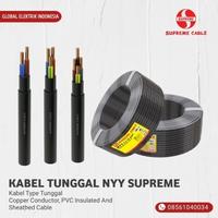 Gambar Kabel Tunggal Kawat NYY 2x6mm Hitam 1 Roll 100 Meter SUPREME - 1Roll 100Meter dari Global Elektrik Indonesia GEI undefined 1 Tokopedia