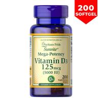 Gambar Puritan's Pride Vitamin D3 5000 IU 200 Softgels Puritan Vit D-3 5000IU dari PASSSTI VITS undefined 1 Tokopedia