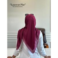 Gambar HIJAB JOURNEY POLOS LASER CUT - brown dari canayaputri1 undefined 3 Tokopedia