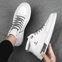 Gambar Sepatu Sneakers Boots Casual Putih Tali Tinggi Pria Sneaker Boot Cowok - Hitam, 40 dari Go Mall Official undefined 2 Tokopedia