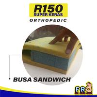 Gambar KASUR LIPAT UK 60X7 SUPER KERAS REBOUNDED R150 ORTHOPEDIC DAN SANWICH - L4 OSCAR/KALEP, SANDWICH R150 dari Bintang Rebounded Shop undefined 3 Tokopedia