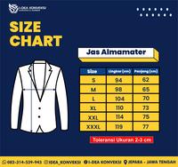 Gambar JAS ALMAMATER BAHAN AMERICAN DRILL - JAS ALMAMATER CUSTOM BORDIR - 5/6 titik dari I-DEA KONVEKSI undefined 2 Tokopedia