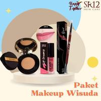 Gambar makeup wisuda SR12/lip mousse pink/eyebrow/bedak matte lembut - paket 5 dari sr12 laris melejit undefined 1 Tokopedia