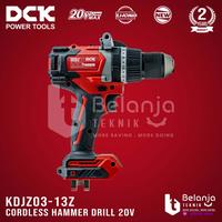 Gambar DCK Cordless Hammer Drill KDJZ03-13Z 20V Bor Impact Baterai Unit Only dari Belanja Teknik Market undefined 5 Tokopedia