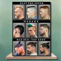 Gambar POSTER PANGKAS RAMBUT POSTER BARBERSHOP POSTER MODEL POTONG RAMBUT - GAMBAR I dari Abifidan_store undefined 1 Tokopedia