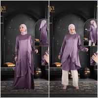 Gambar SARIMBIT NIBRAS TERBARU 2024 BELYN VIOLET - GAMIS XS - XL dari Riza Umah Muslim undefined 2 Tokopedia