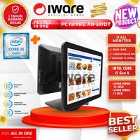 Gambar Mesin Kasir Pos Iware AN-689DT Core i5 Gen 6 Touchscreen 8/258GB Windows dari Iware.id undefined 2 Tokopedia