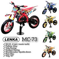 Gambar Motor Mini Trail Lenka MC 73 Motor Bensin Mini - Merah dari BRECHT.ID OFFICIAL STORE undefined 2 Tokopedia