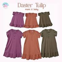 Gambar Daster Tulip Couple Ibu Menyusi dan Baby Kaos 100% Katun Polos Harian - Dark olive, 4T dari wgbaby undefined 1 Tokopedia