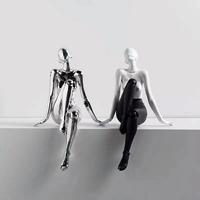 Gambar Ornamen Patung Lady Mekanik Seni / Genesis Mannequin Figure EB 2422 - Silver dari EB Home Decor & Living undefined 1 Tokopedia