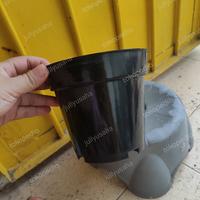 Gambar pot bunga hitam 15 cm dari jullyusaha undefined 1 Tokopedia