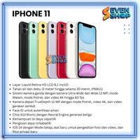 Gambar IPHONE 11 GARANSI RESMI - Hitam, 64 gb dari sevenshopptk undefined 1 Tokopedia