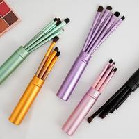 Gambar MRJ Kuas Make Up Brush Makeup Isi 5 pcs Free Tabung Kuas Eyeshadow Set - Hijau dari Estenik undefined 5 Tokopedia