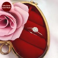 Gambar Cincin Putih Bulat dari Toko Emas Kawi Muda undefined 1 Tokopedia