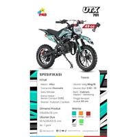 Gambar Motor Trail Bensin Anak PMB UTX 701 49CC Matic New Model - Merah dari Dunia Sepeda Lombok undefined 3 Tokopedia