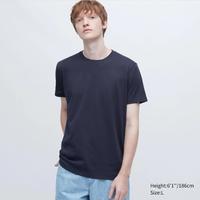 Gambar UNIQLO Dry Color Crew Neck Short Sleeve T-Shirt - Dark Grey, XL dari DUPLOVE undefined 2 Tokopedia