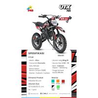 Gambar Motor Trail Bensin Anak PMB UTX 701 49CC Matic New Model - Merah dari Dunia Sepeda Lombok undefined 4 Tokopedia