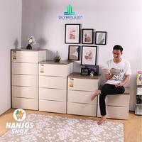 Gambar Olymplast Lemari Laci Baju Plastik Drawer Cabinet 3 Susun Odc 03 M dari Nanjos Shop undefined 3 Tokopedia