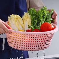 Gambar Keranjang Sayur & Buah * Wakul Plastik * Wadah Baskom Serbaguna - PINK dari MD mandiri undefined 5 Tokopedia
