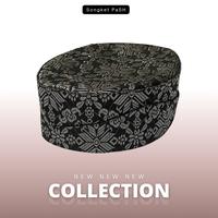 Gambar Songket PaSH - Peci Songket ATM Khas Palembang Berbagai Macam Warna - Hitam Gold, 22 dari Songket PaSH Official Store undefined 4 Tokopedia