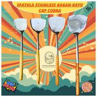 Gambar SODET KAYU / SUTIL / SPATULA GAGANG KAYU TEBAL CAP KOBRA - NO 2 dari MITRA MAKMUR JATINEGARA undefined 2 Tokopedia