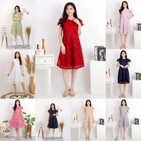 Gambar DRESS NATAL DEWASA & ANAK REMAJA YERI SIZE L (12-17THN) - XL DRESS CNY - RED, L dari Man n Kids Collection undefined 1 Tokopedia