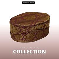Gambar Songket PaSH - Peci Songket ATM Khas Palembang Berbagai Macam Warna - Hitam Gold, 22 dari Songket PaSH Official Store undefined 3 Tokopedia
