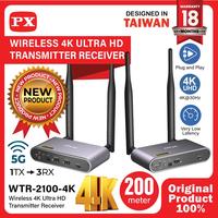 Gambar PX WTR-2100 4K Wireless HDMI Audio Video Transmitter & Receiver dari Kamera Gadget Official undefined 2 Tokopedia
